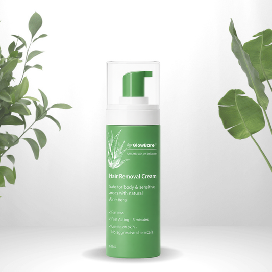 GlowBare™ Crema Depilatoria