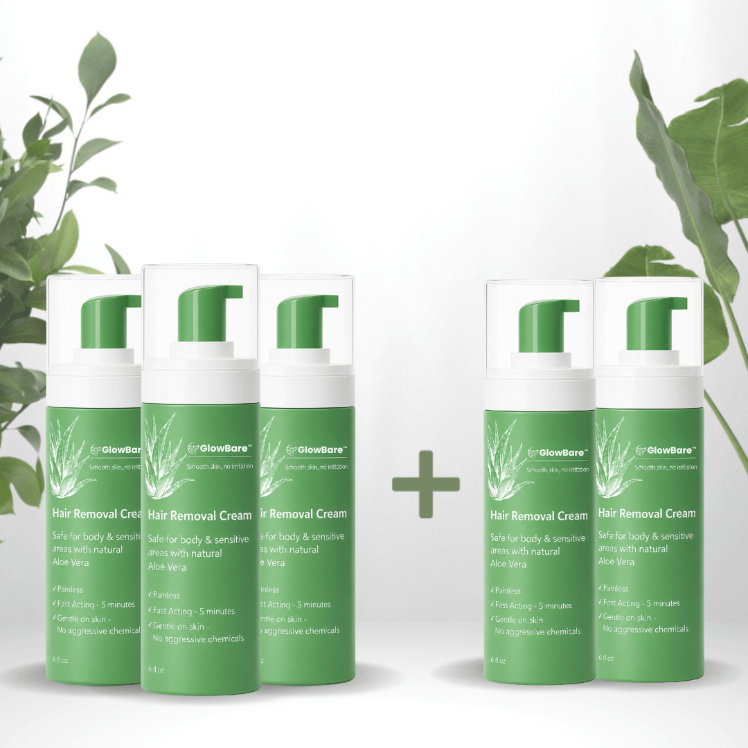 GlowBare™ Crema Depilatoria