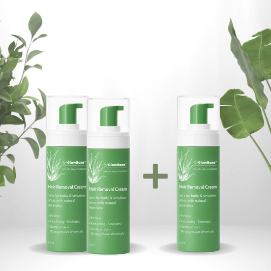 GlowBare™ Crema Depilatoria